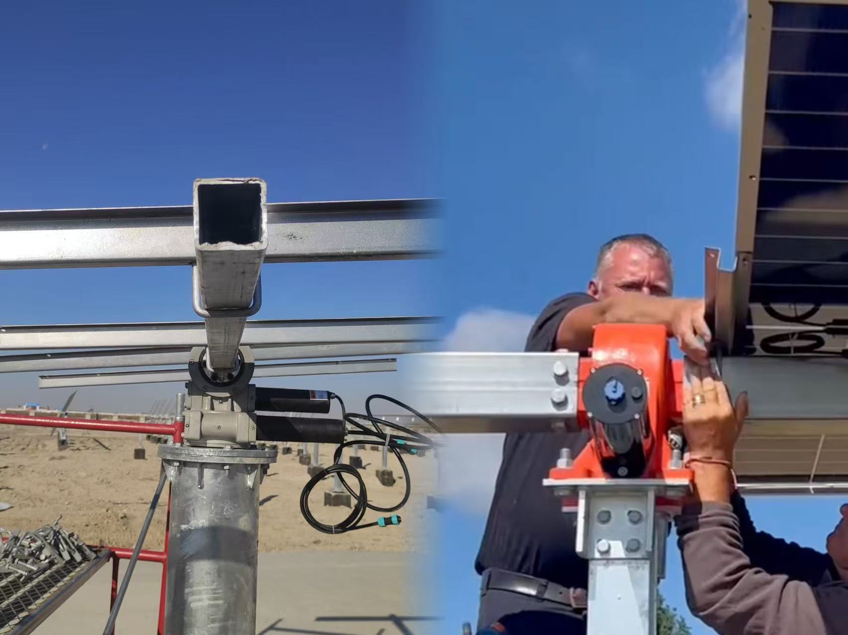 Jüngste Firmenblogs über Einzelachsen- vs. Doppelachsen-Solartracker-Schwenkantrieb