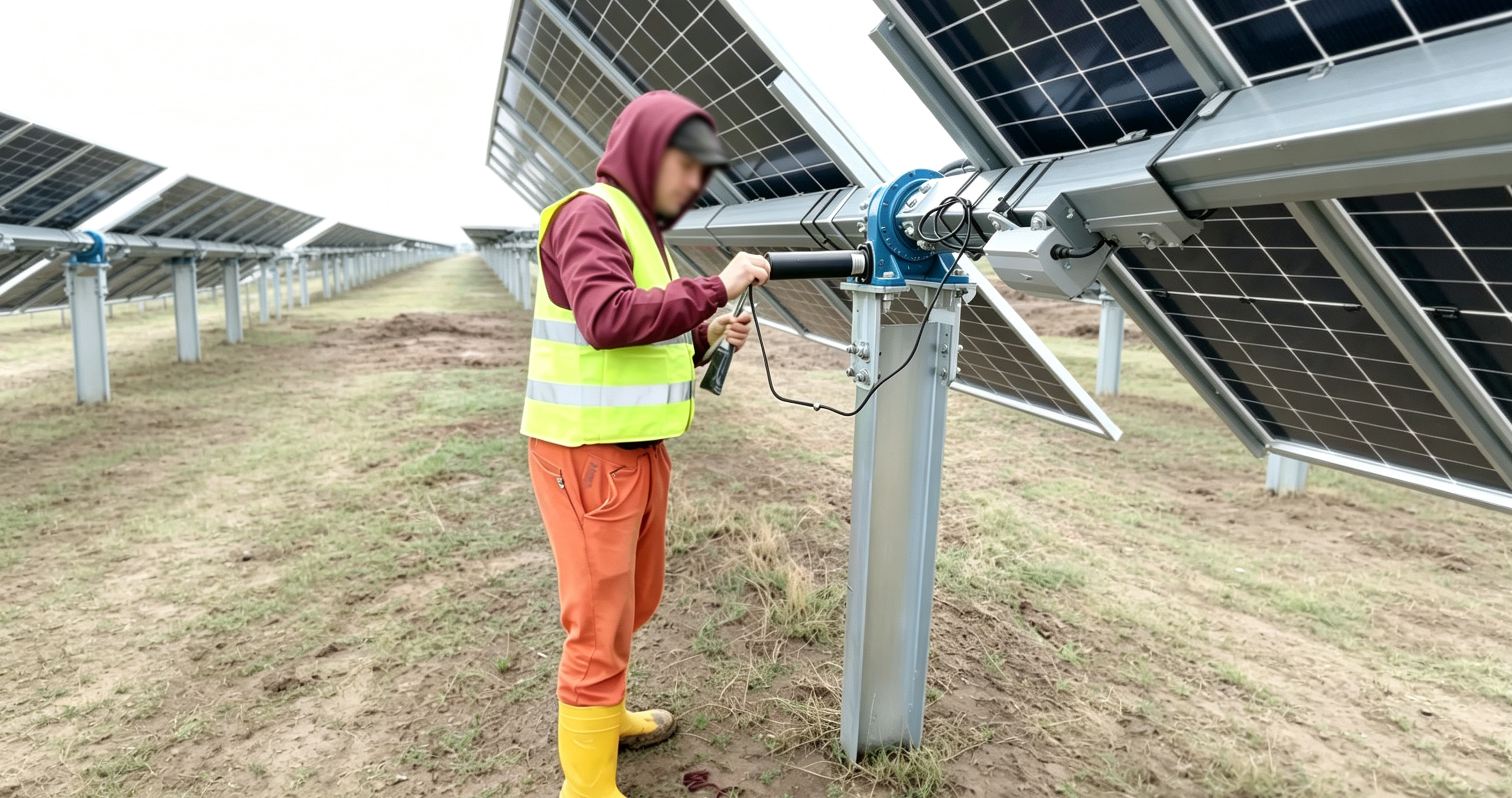 Jüngste Firmenblogs über How much torque does a solar tracker slew drive require?