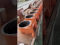 Kompakter Solar-Schleifantrieb mit Rost-Pulveroberfläche und Mobil-EP-2-Fett